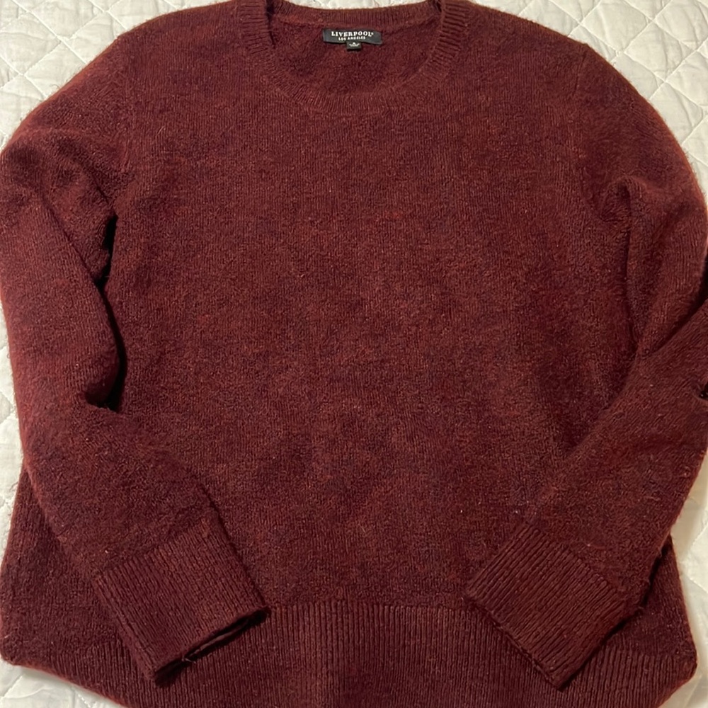 Maroon Liverpool wool sweater